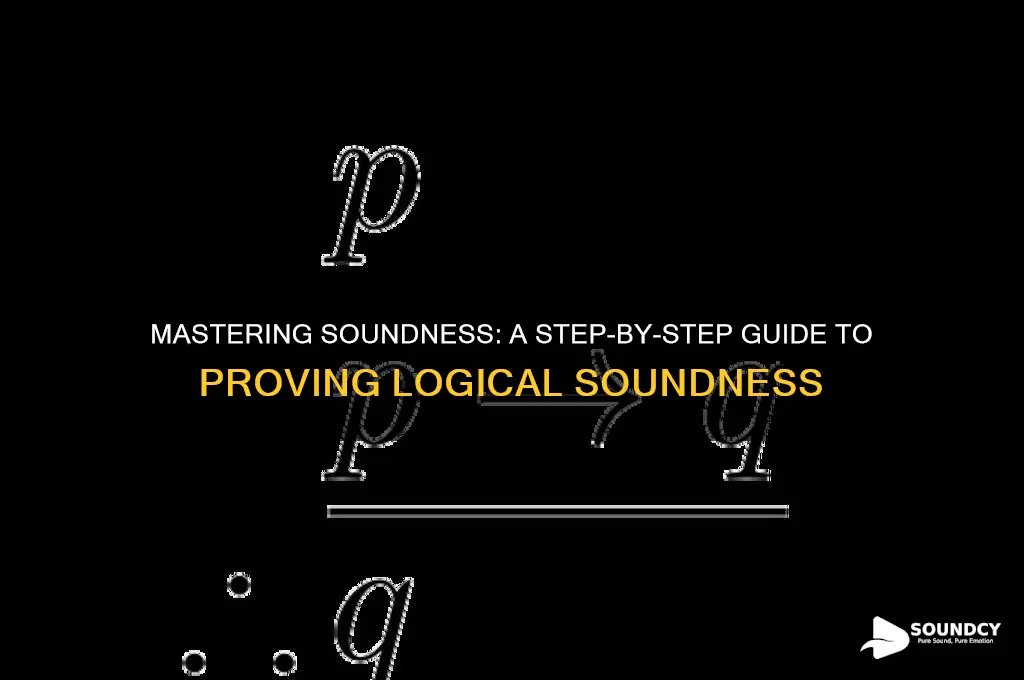 how to prove soundness logic