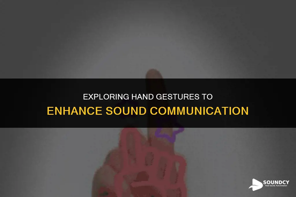 how to provide a hand motion for then sound