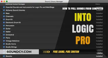 Seamlessly Integrate Computer Sounds into Logic Pro: A Step-by-Step Guide