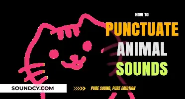 Mastering Punctuation for Animal Sounds: A Guide to Writing Onomatopoeia