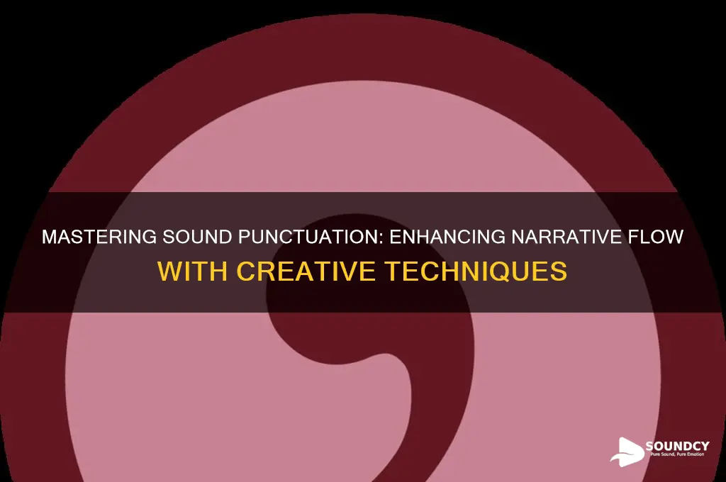 how to puncuate sounds narrative