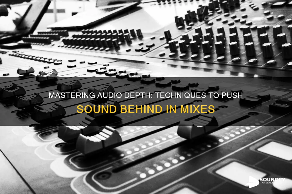 how to push sound behind