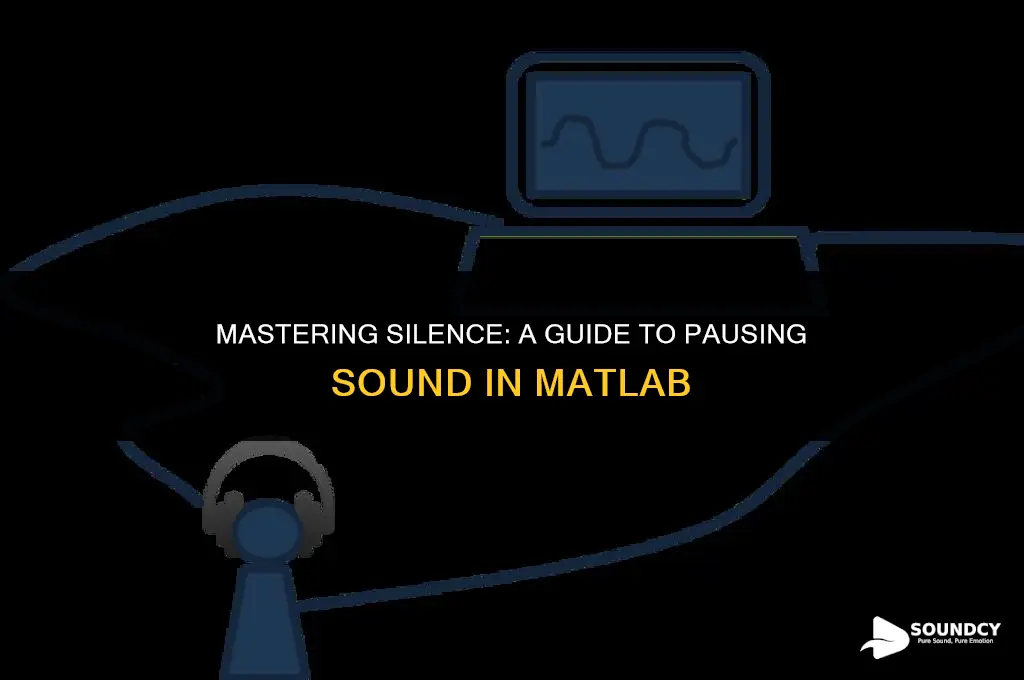 how to put a pause in sound in matlab