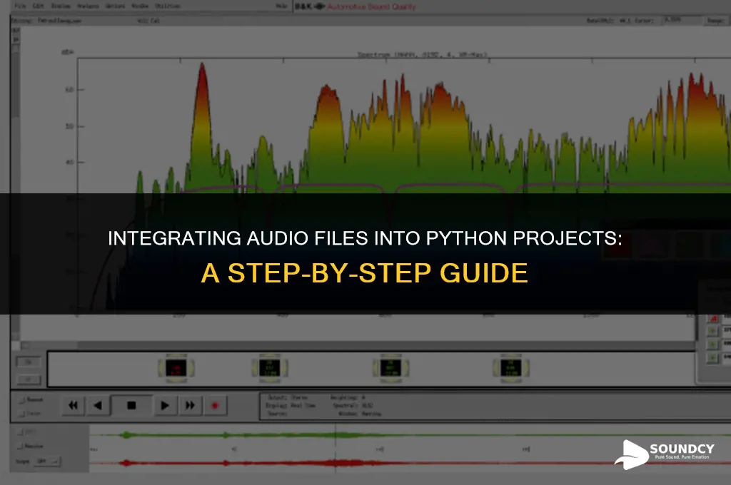 how to put a sound file on to python