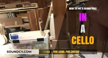 Mastering the Art: Installing a Sound Post in Your Cello