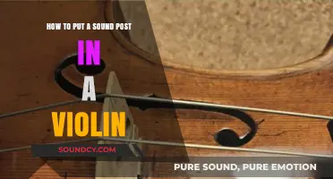 Mastering Violin Maintenance: A Guide to Sound Post Placement