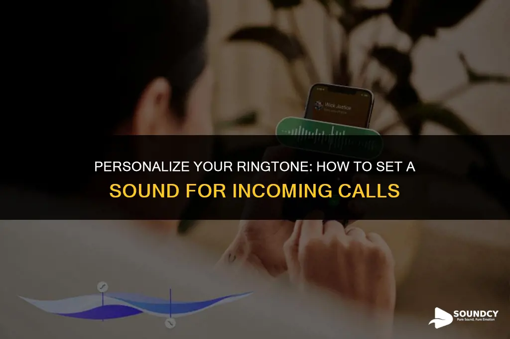 how to put a sound when someone calls you
