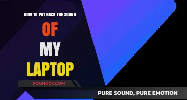 Restore Your Laptop's Sound: A Step-by-Step Guide