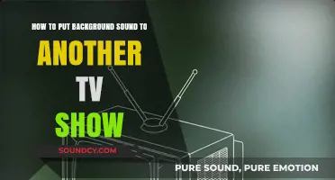Enhance Your Viewing Experience: Adding Background Sound to TV Shows