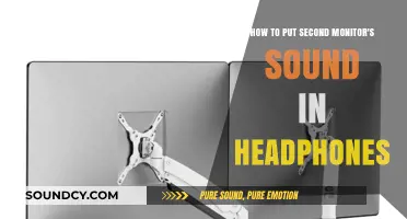 Effortlessly Route Second Monitor Audio to Your Headphones: A Guide