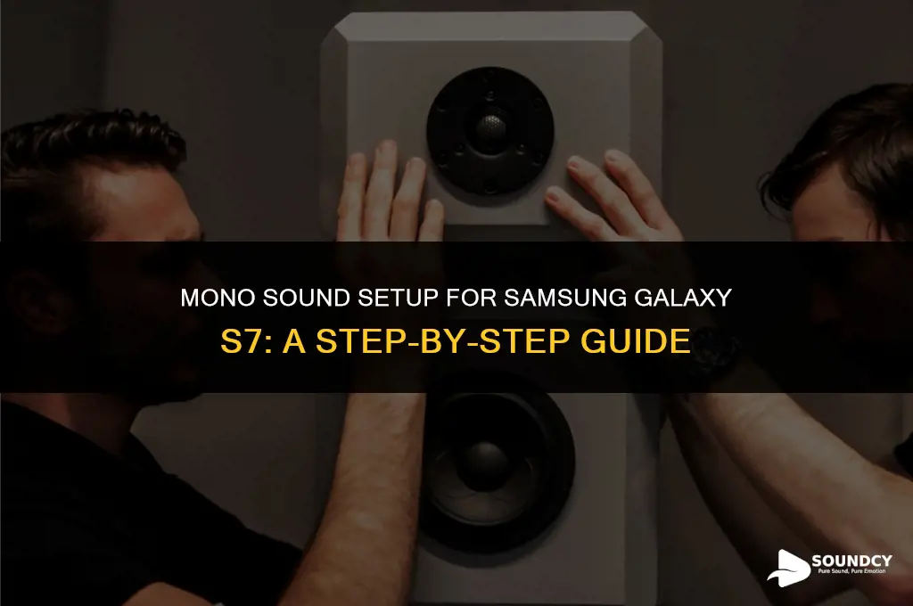 how to put smsung galaxy s7 with mono sound
