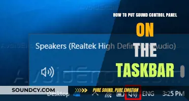 Effortlessly Access Your Sound Control Panel from the Taskbar