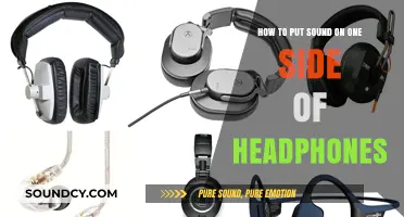 Mono Audio Mastery: How to Put Sound on One Side of Headphones