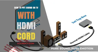 Effortless Audio Setup: HDMI Cord Guide for TV Sound
