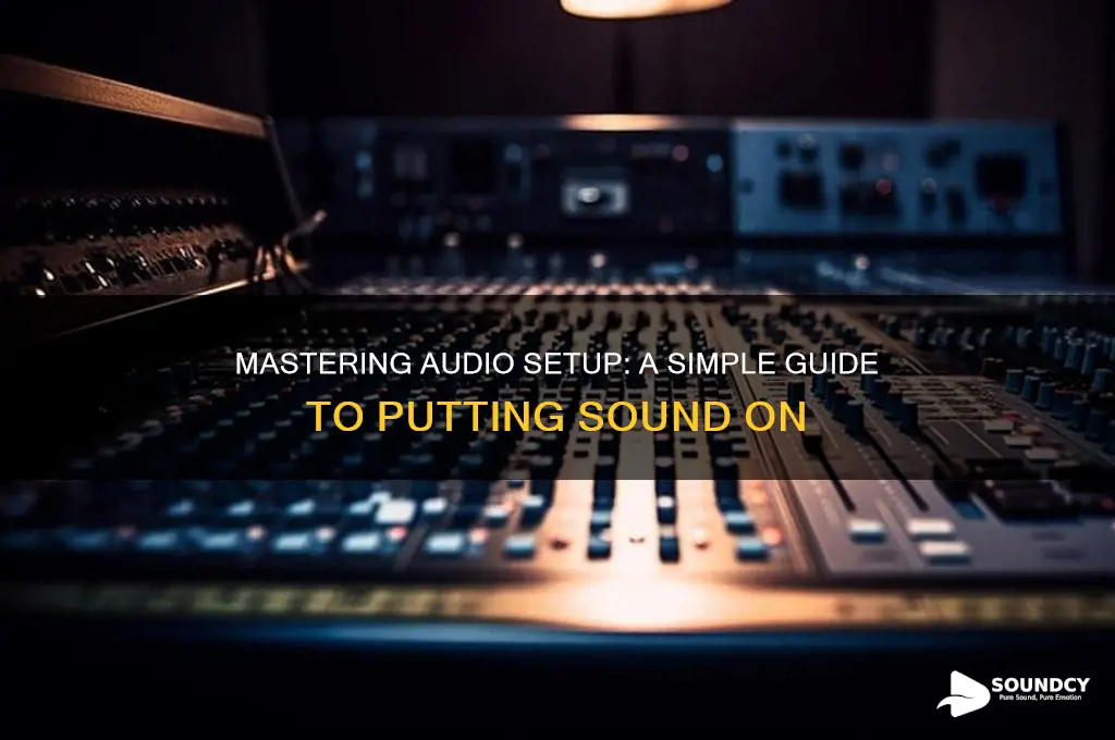 how to put sound on