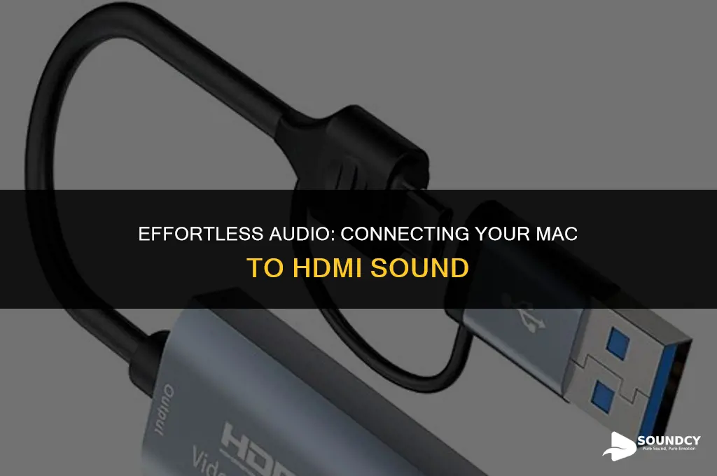 how to put sound with hdmi cable and mac