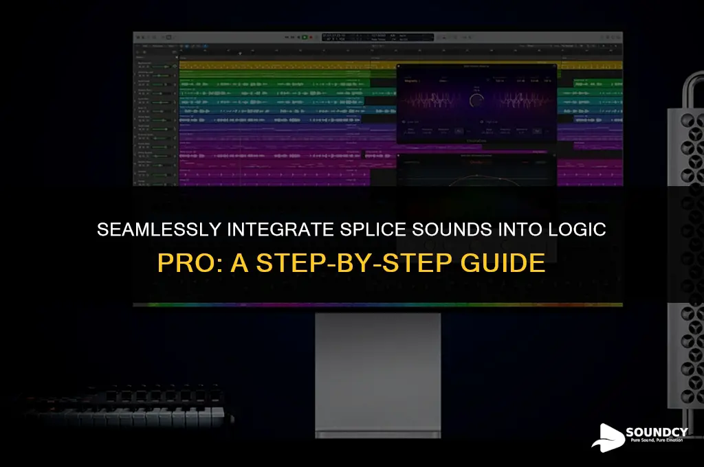 how to put sounds from splice in logic pro