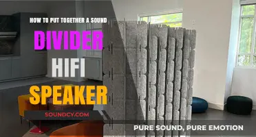 Crafting Sonic Boundaries: DIY Guide to Assembling a Sound Divider HiFi Speaker