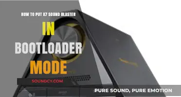 Unlocking Bootloader Mode on Your X7 Sound Blaster: A Step-by-Step Guide