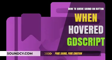 Mastering Sound Queues: Button Hover Effects in GDScript