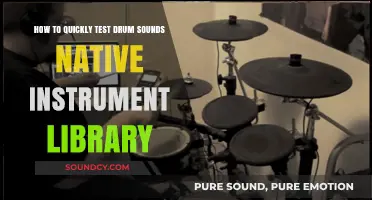 Efficiently Testing Drum Sounds in Native Instruments Library