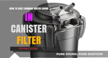 Silencing the Stream: Tips to Quiet Your Canister Filter's Running Water