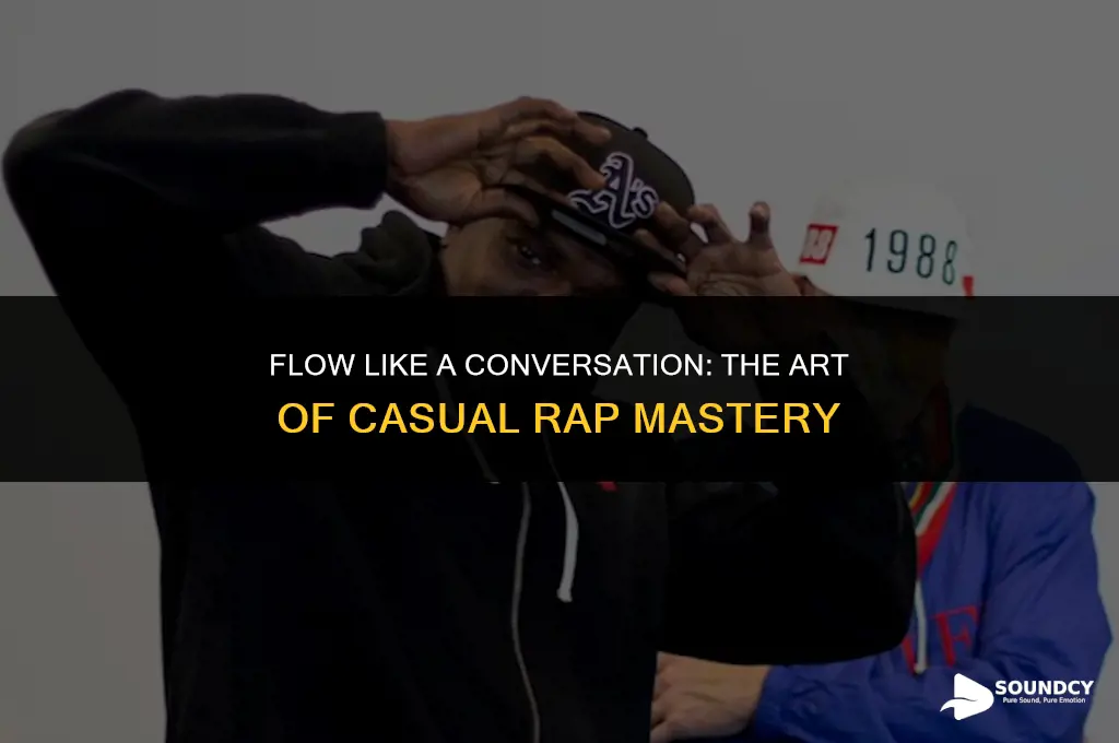 how to rap and sound like youre just atlking