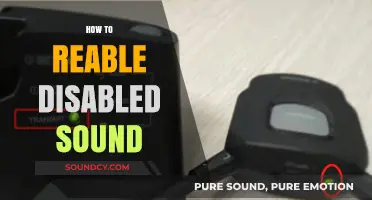 Re-Enable Disabled Sound: Quick Fixes for Silent Devices