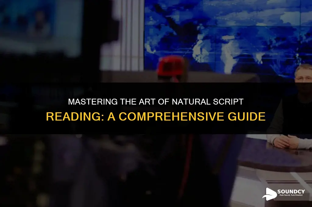 how to read from a script but sound natural