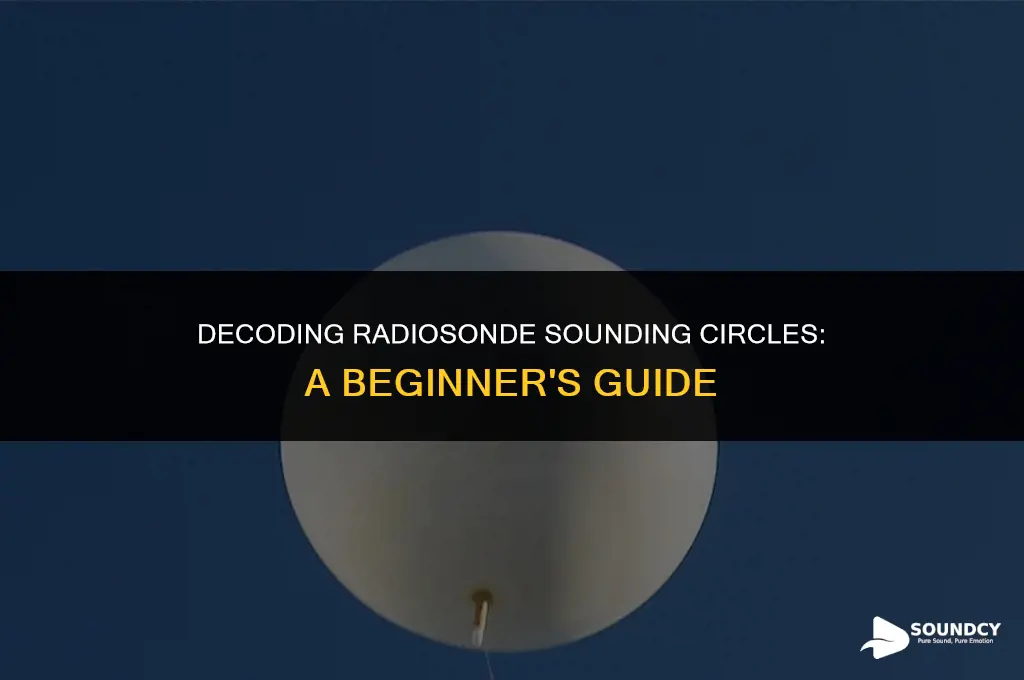 how to read radiosonde sounding circles right hand corner