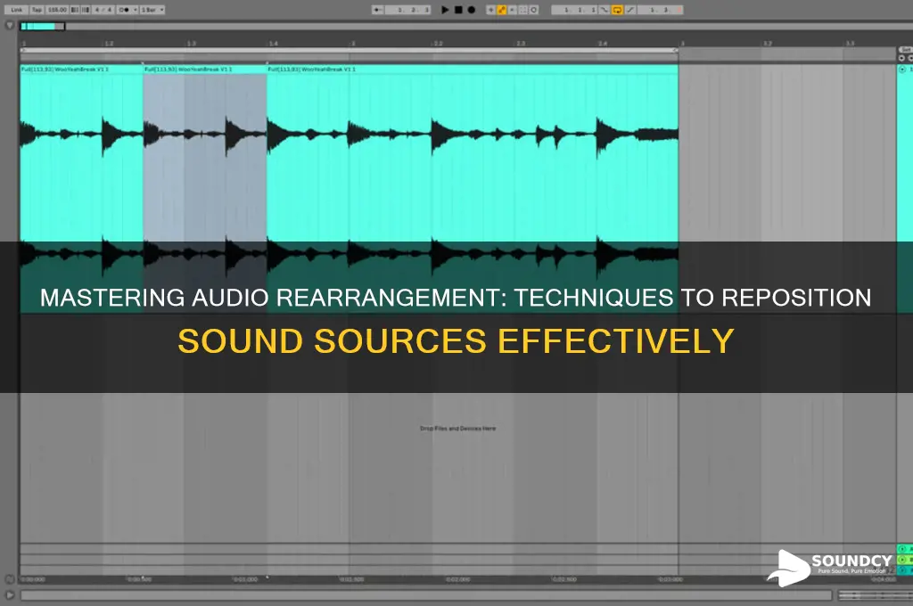 how to rearrange sound source