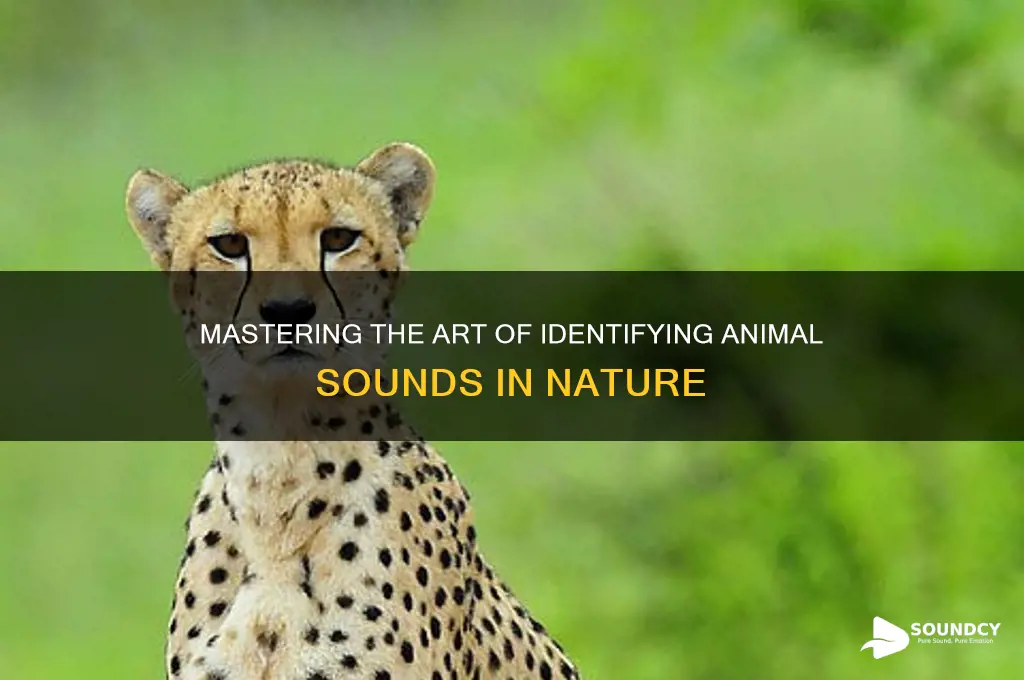how to recognize animal sounds