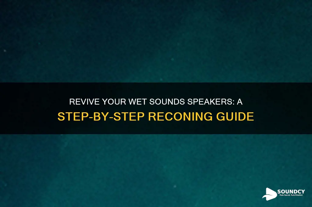 how to recone wet sounds