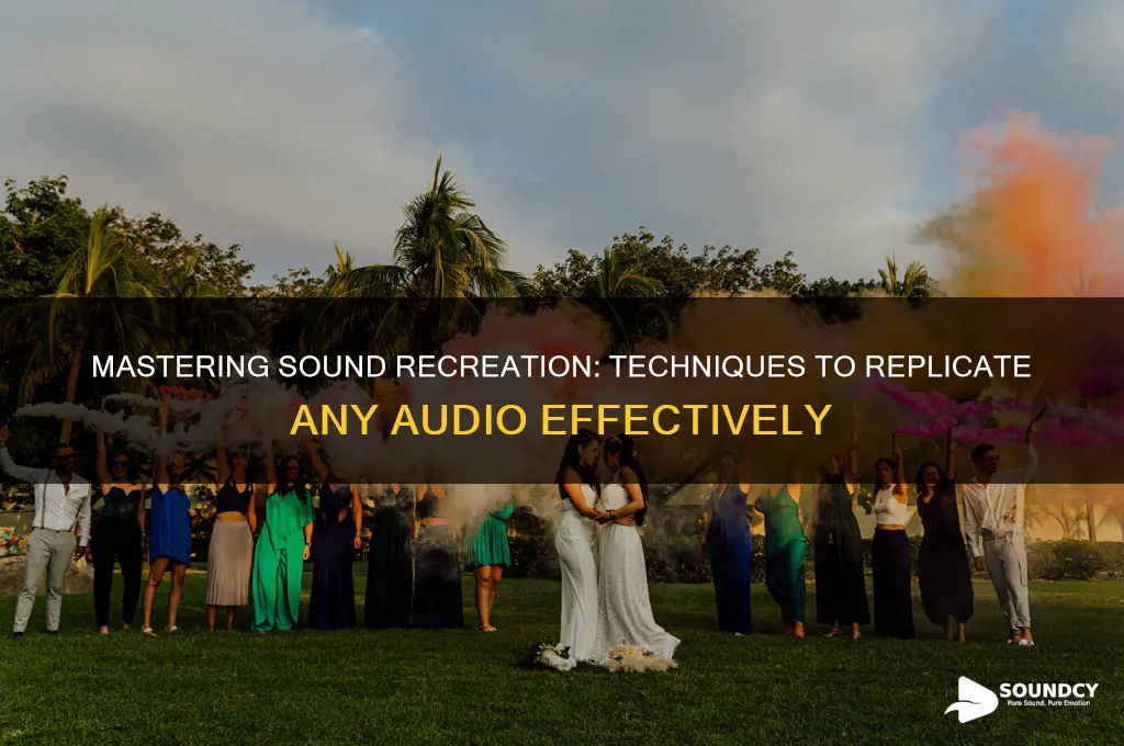 how to recreate any sound