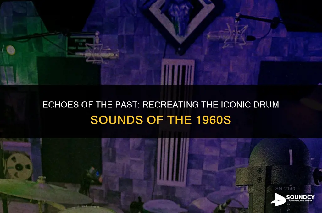 how to recreate drum sounds of the 1960