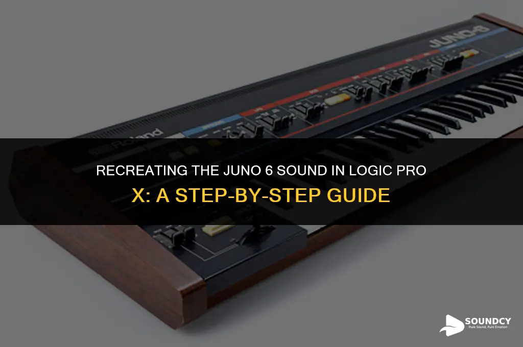 how to recreate juno 6 sound logic pro x