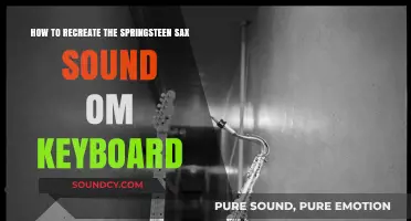 Mastering the Iconic Springsteen Sax Sound on Your Keyboard