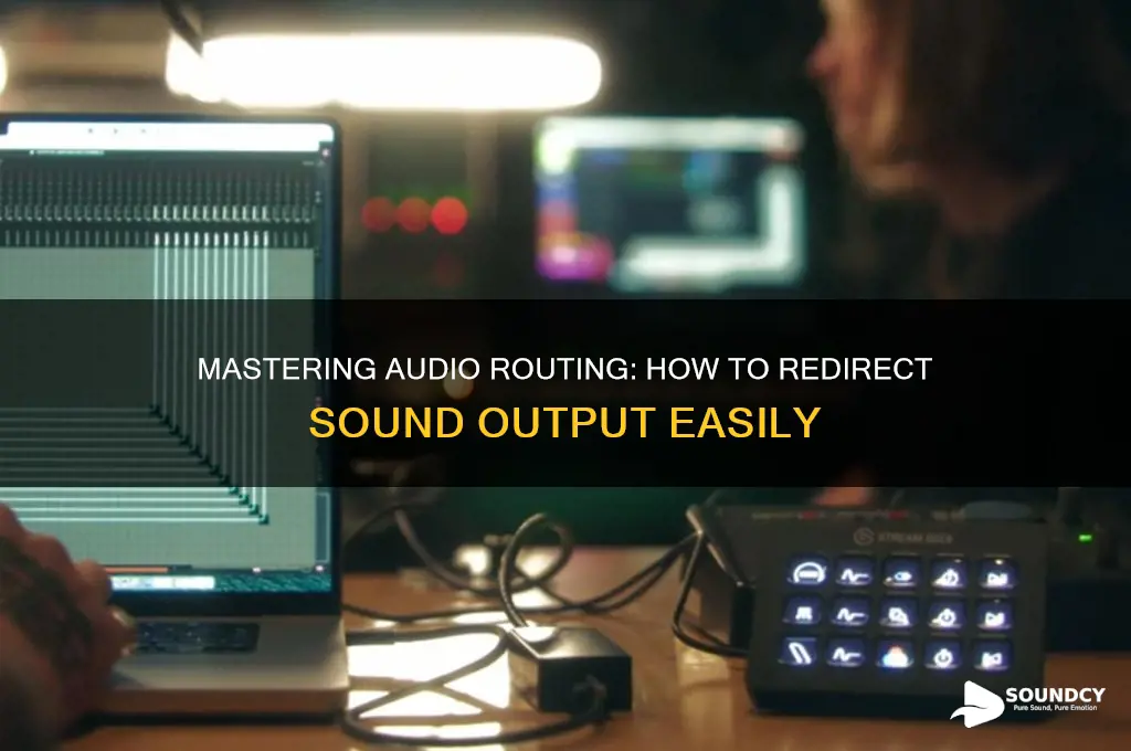 how to redirect sound output