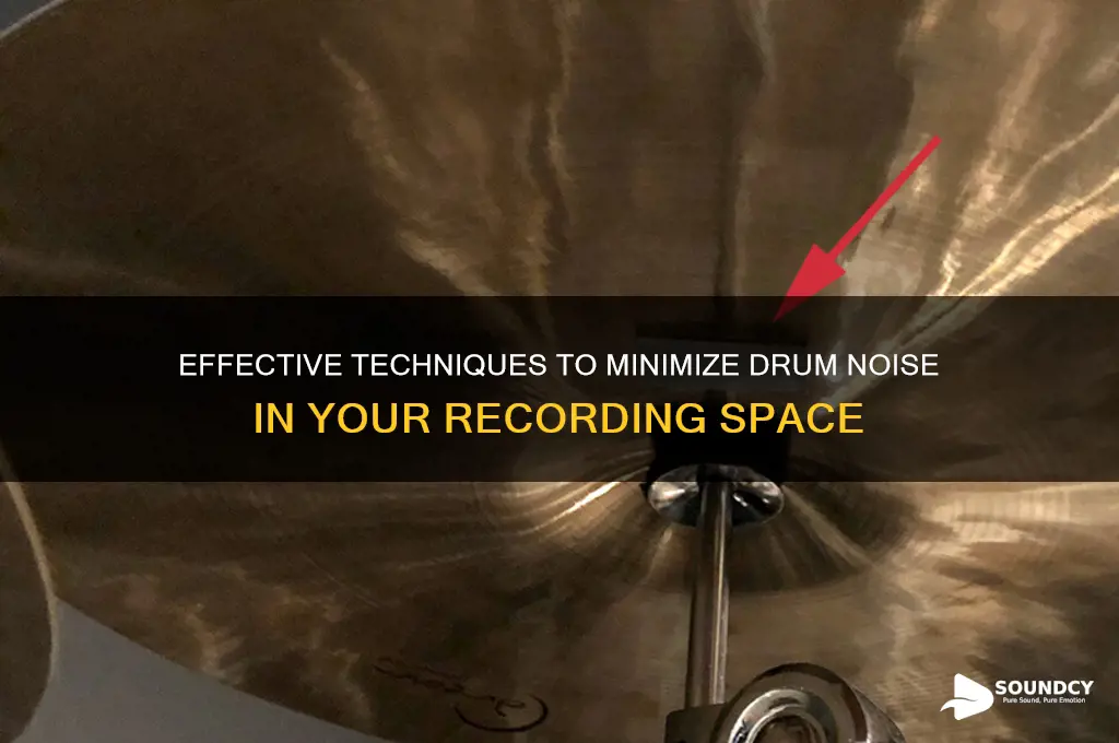 how to reduce drum sound