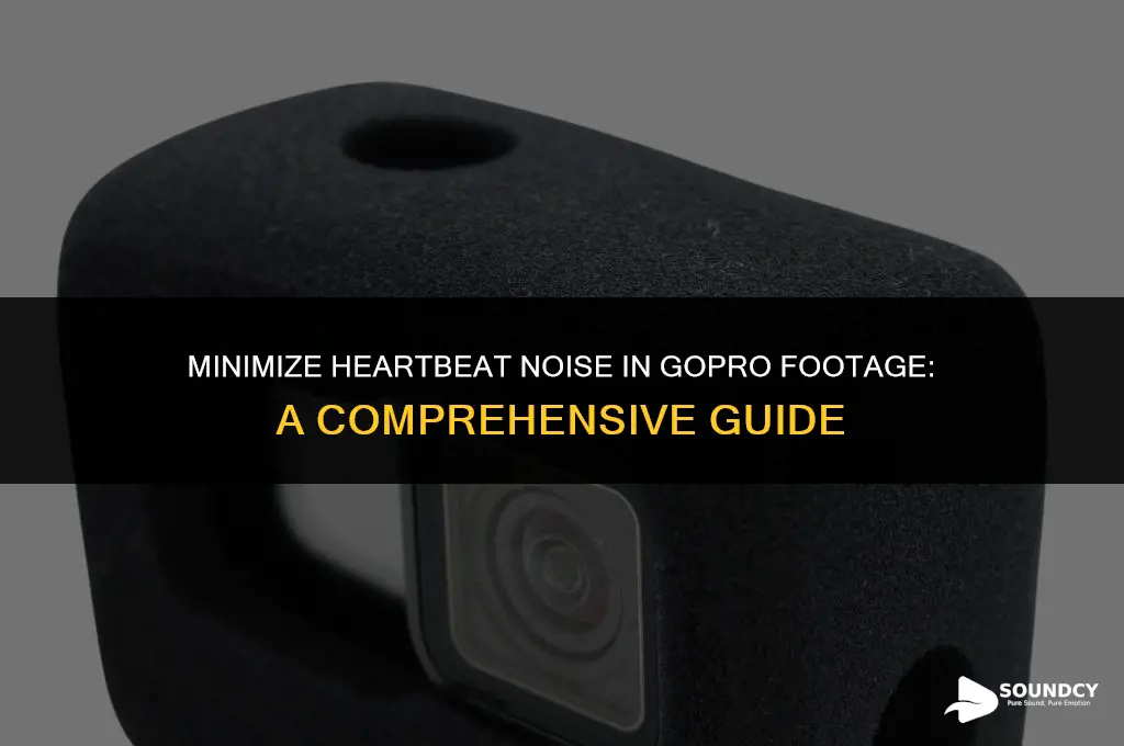 how to reduce heart beat sound in go pro
