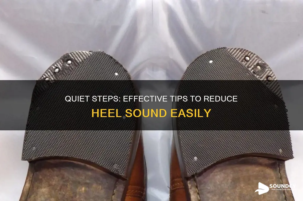 how to reduce heel sound