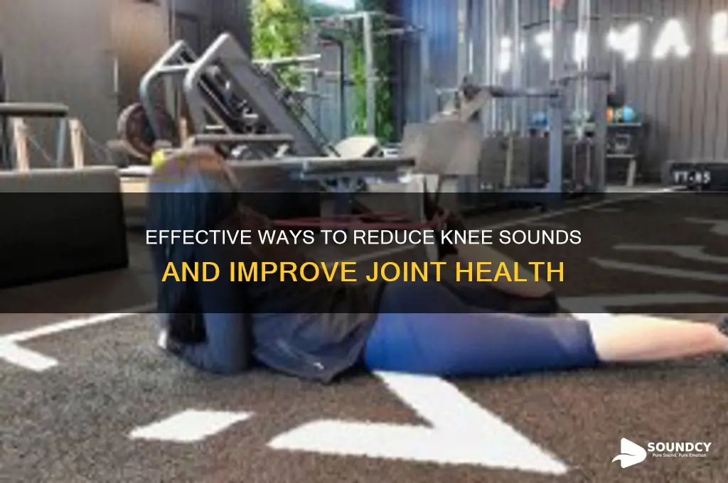 how to reduce knee sound