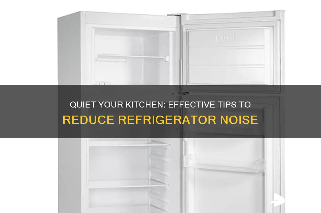 how to reduce refrigerator sound
