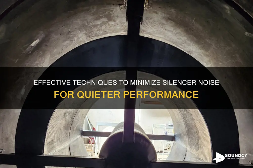 how to reduce silencer sound