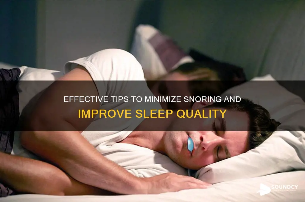 how to reduce sleeping sound