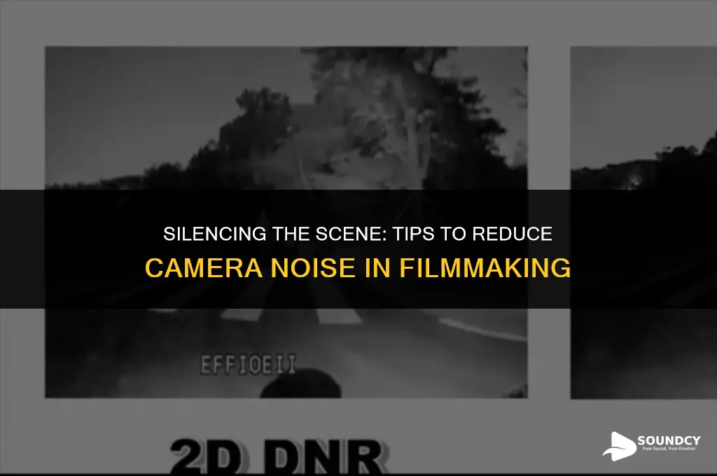 how to reduce sound of a motion picture camera