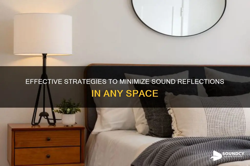 how to reduce sound reflections