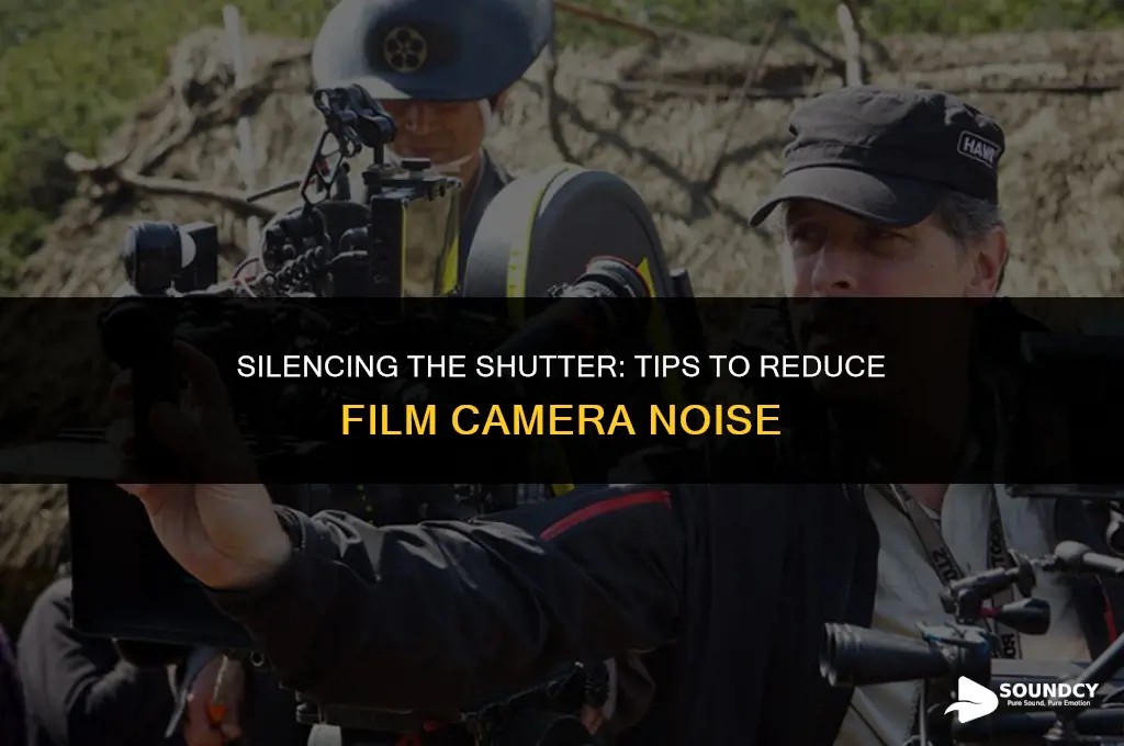 how to reduce the sound of a film camera