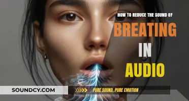 Effective Techniques to Minimize Breathing Sounds in Audio Recordings
