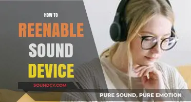 Quick Fix: How to Re-enable Your Sound Device in Minutes